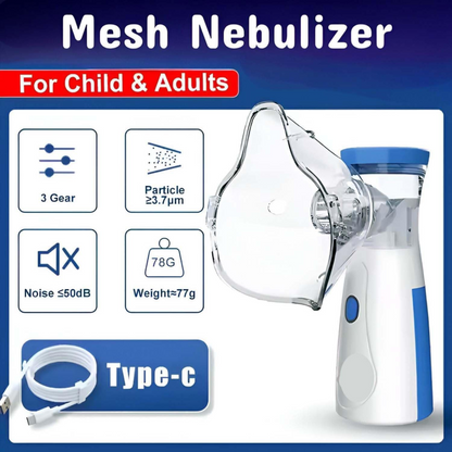 BreatheEasy Pro™ – Portable Mesh Nebulizer
